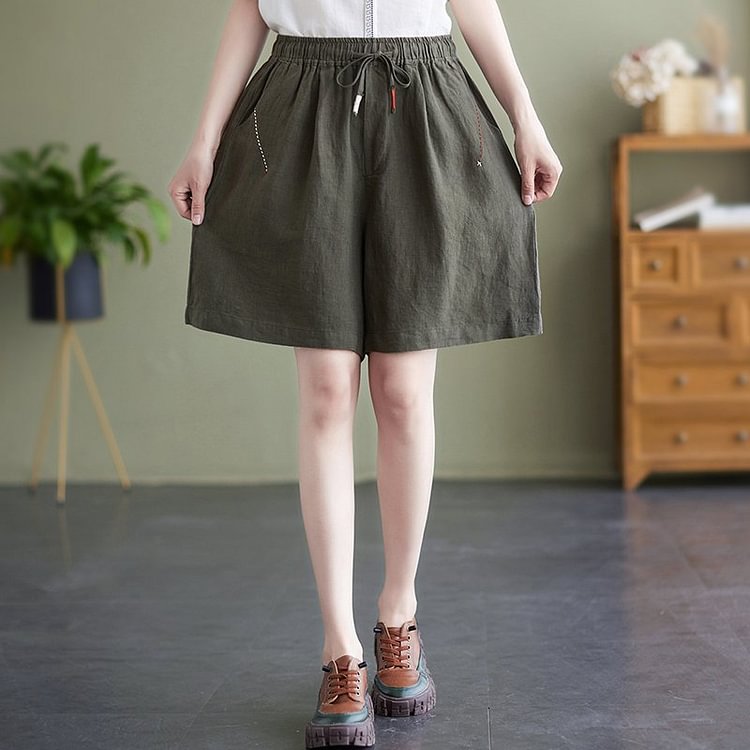Cotton Casual Pants QueenFunky