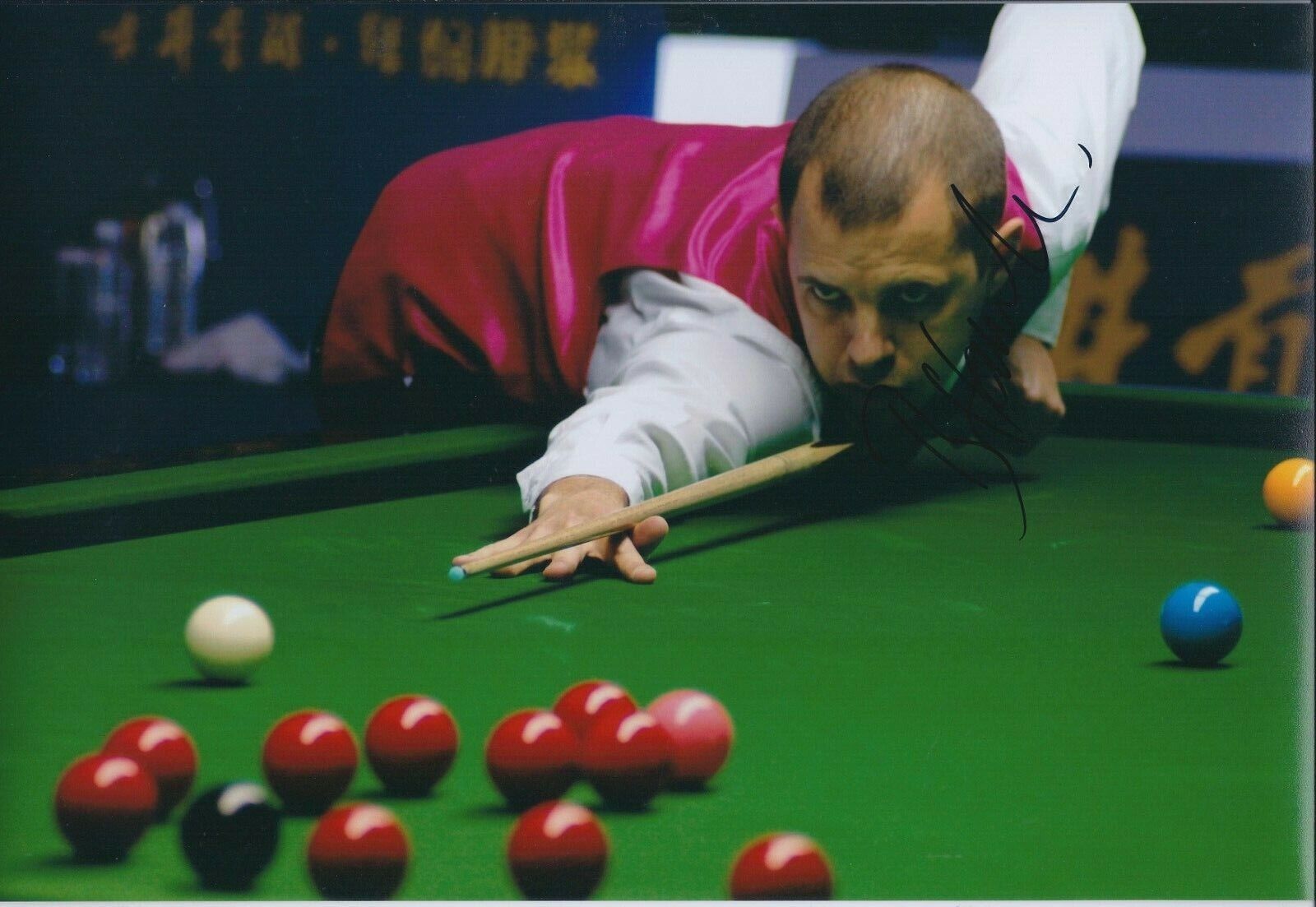 Barry HAWKINS SIGNED Autograph 12x8 Photo Poster painting AFTAL COA World SNOOKER Finalist