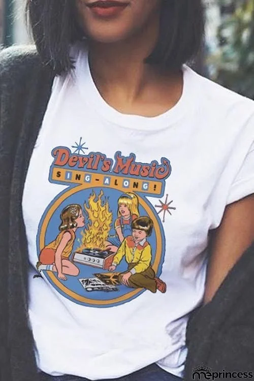 Print Short Sleeve T Shirt