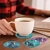 8pcs DIY Girl Diamond Painting Acrylic Coasters
