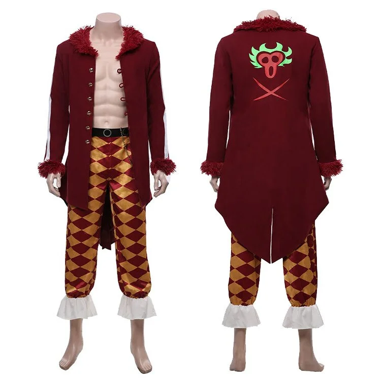 One Piece Pirate Warriors 4 Bartolomeo Halloween Carnival Costume Cosplay Costume