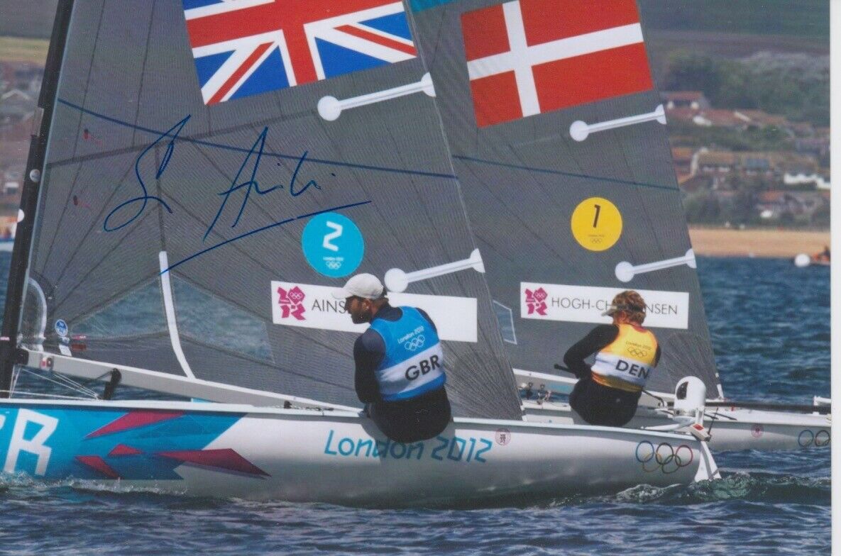 BEN AINSLIE HAND SIGNED 6X4 Photo Poster painting OLYMPICS AUTOGRAPH 6