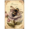 Flowers And Bees - 11CT Counted Cross Stitch 40*55cm/15.75*21.65in