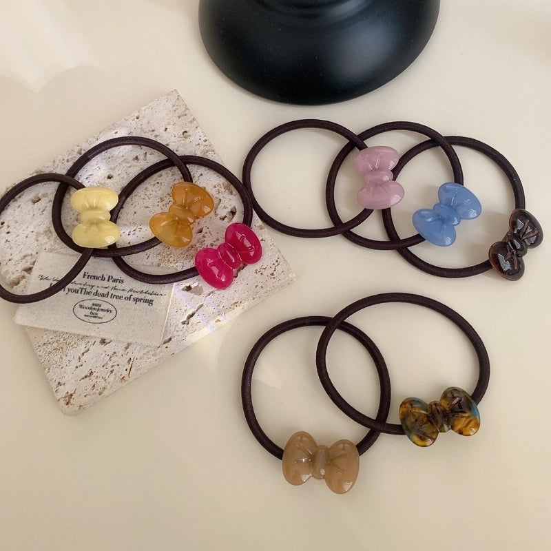 Women’s Sweet Minimalist Bow Knot Acetic Acid Sheets Hair Tie