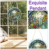 Diamond Painting Single-Sided Acrylic Garden Pendant for Home Wall Door and Window Decoration