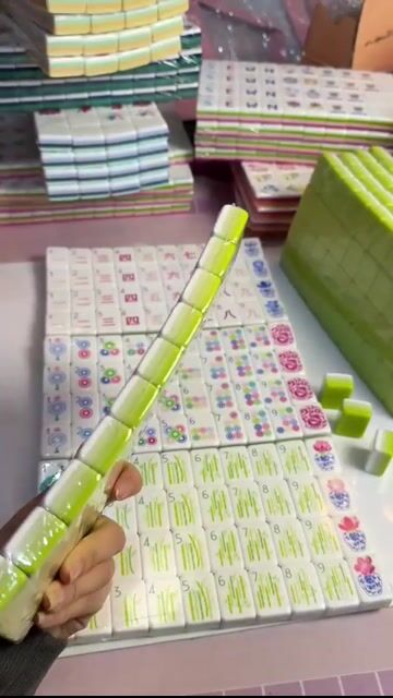 Orchard Green American Mahjong Set 4-Layer &mdash; 160 Tiles