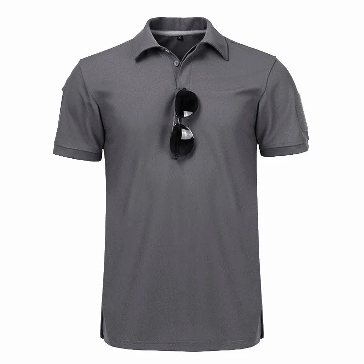 Men's Quick Dry Polo Short Sleeve T-Shirt