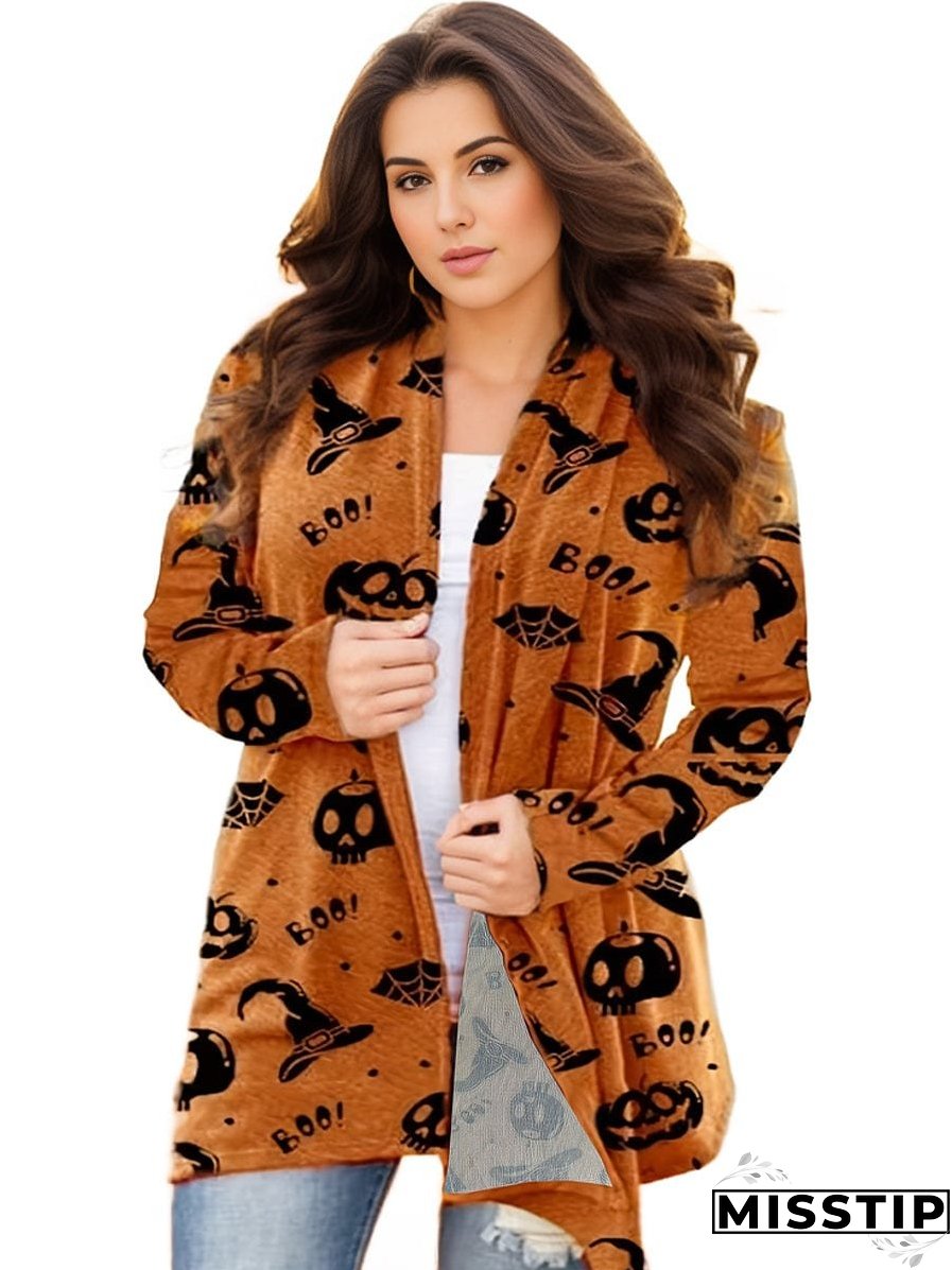 Plus Size Soft Plaid Button Down Jacket