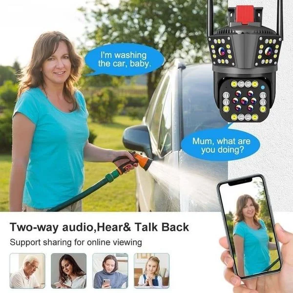 Outdoor Waterproof Wireless WiFi HD Security Camera 📷