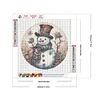 Diamond Painting-DIY Full Round Drill Snowman