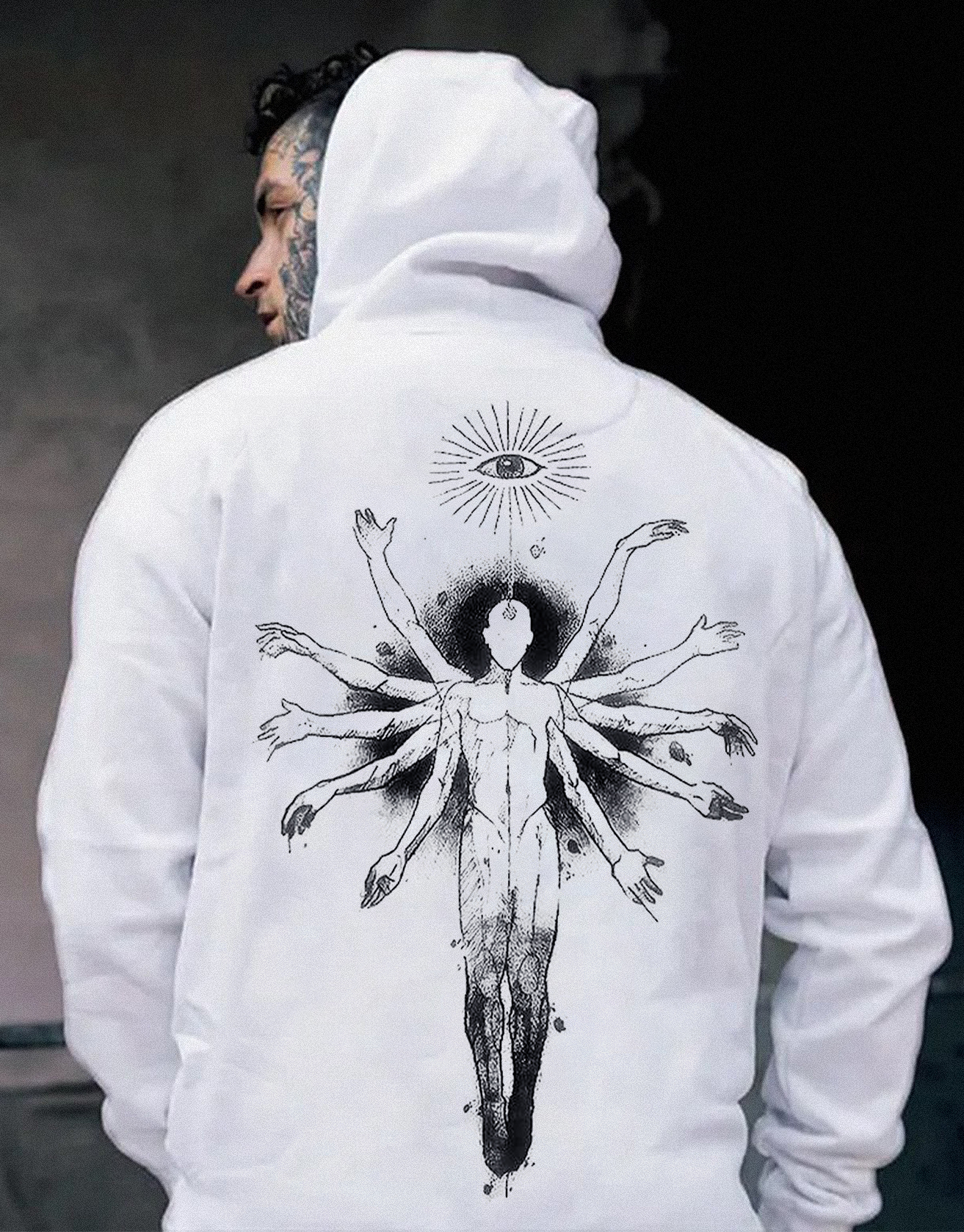 The World Shakes Graphic Hoodie / TECHWEAR CLUB / Techwear