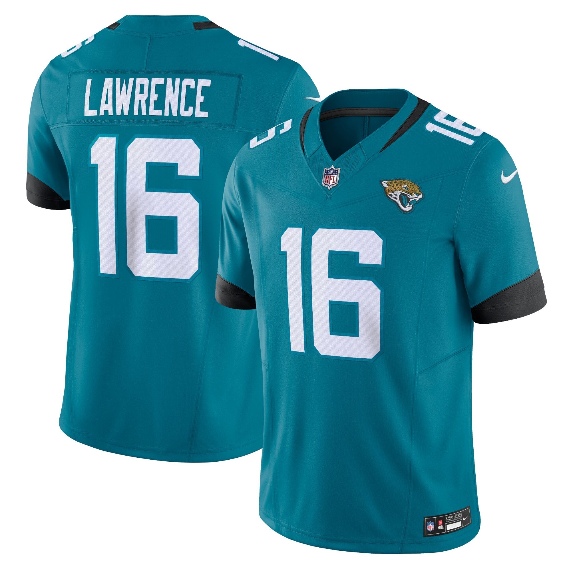 Trevor Lawrence Jacksonville Jaguars Nike Vapor F.U.S.E. Limited Jersey - Teal mysite