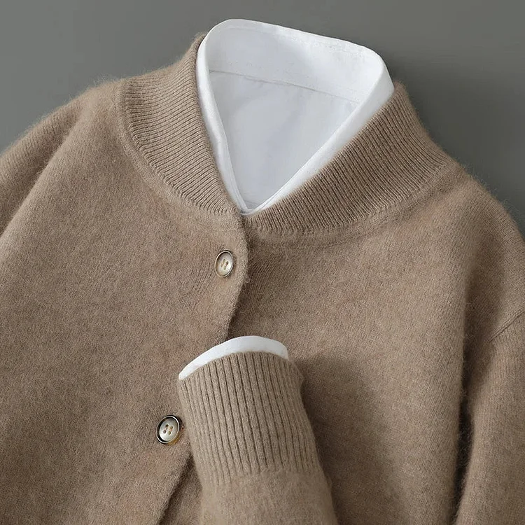 Mazer 100% Cashmere Cardigan QueenFunky