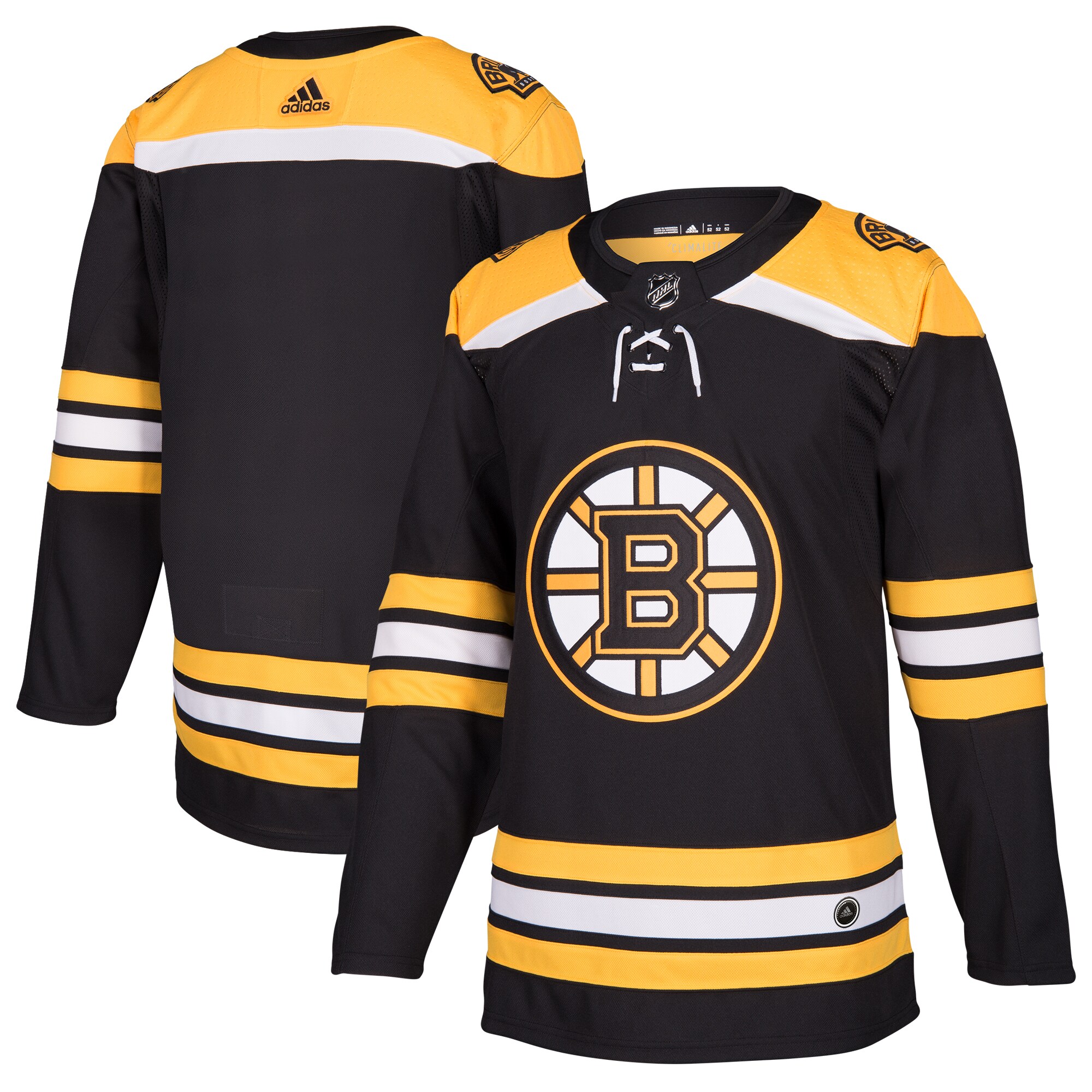 Boston Bruins  Home  Blank Jersey – Black mysite