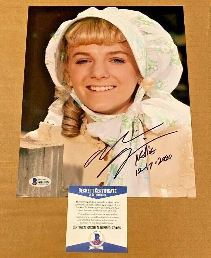 ALISON ARNGRIM SIGNED LITTLE HOUSE ON THE PRAIRE 8X10 Photo Poster painting BECKETT CERTIFIED