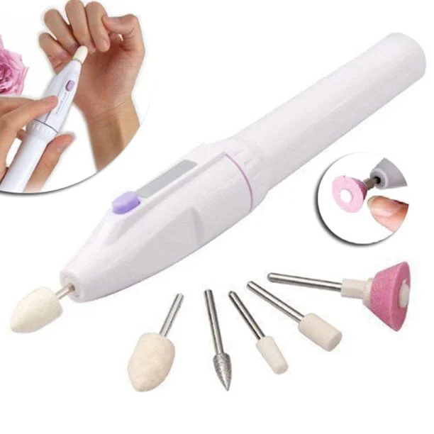5 In 1 Manicure Pedicure Nail Drill Set Professional Electric Nail File Grinder Grooming Personal Manicure and Pedicure
