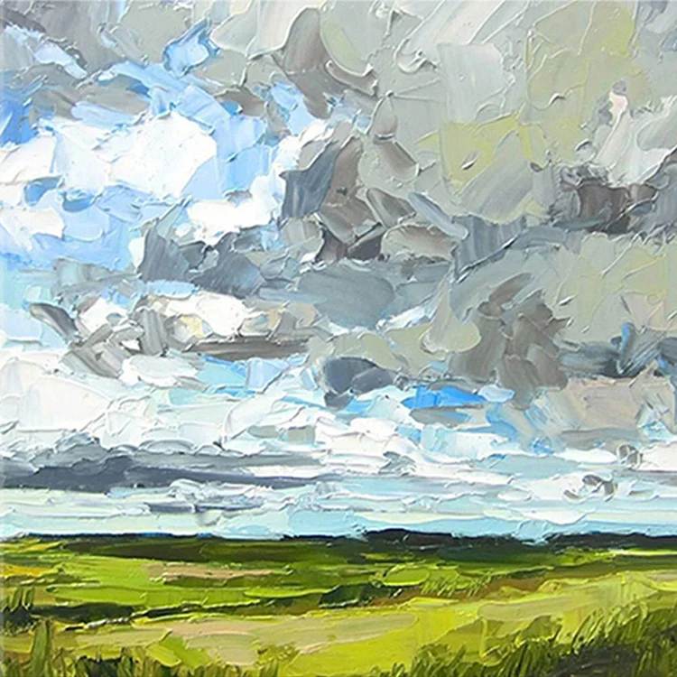 Grassland Scenery - Paint By Numbers(20*20cm)