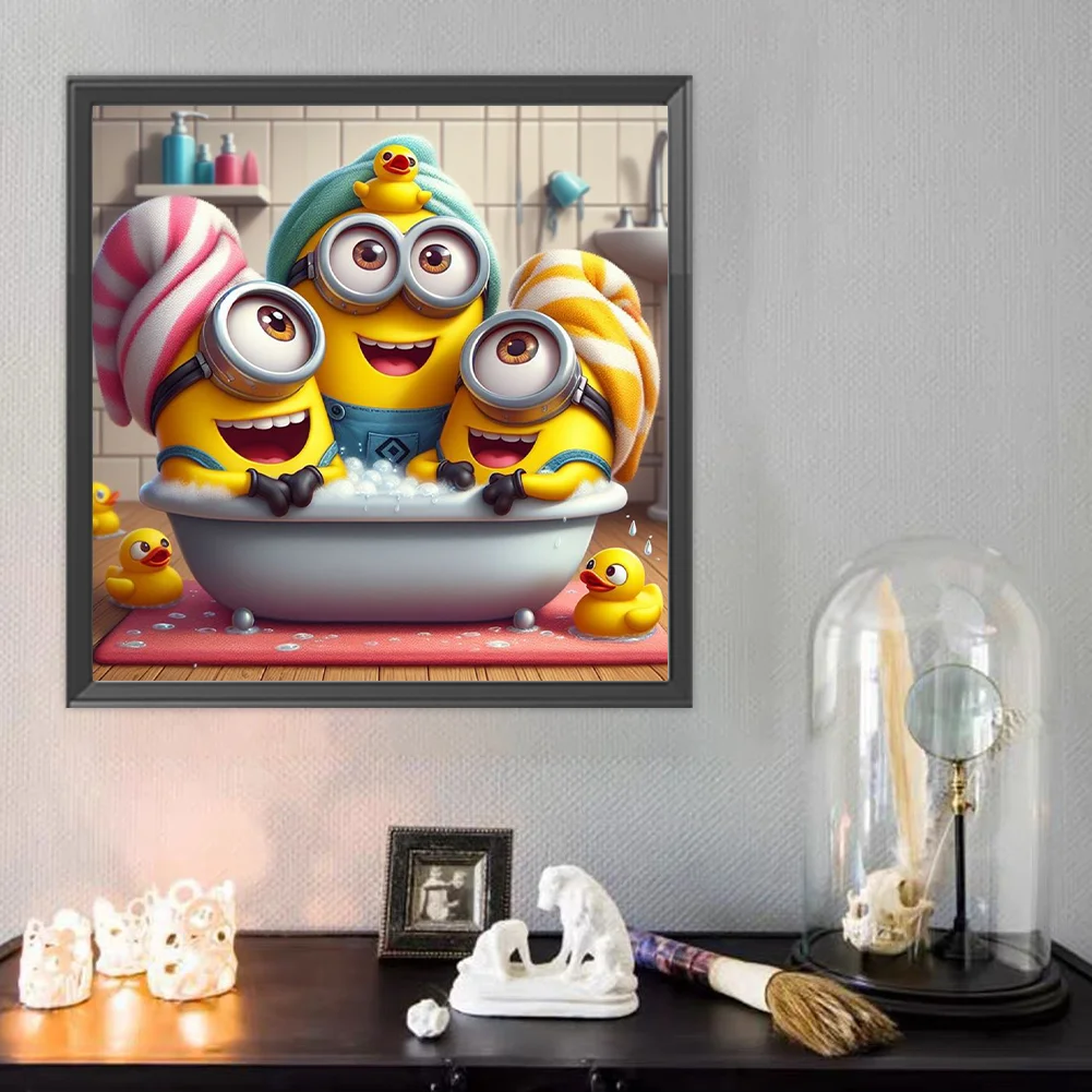 Diamond Painting - Full Round Drill - Minions(Canvas|40*40cm)