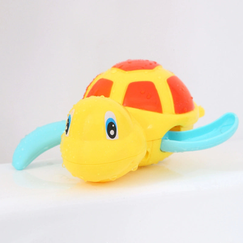 Bath Toy Little Turtle Chain Children’s Water Play Set Cool Swim Bathroom Clockwork Baby Infant Shake Tone Same