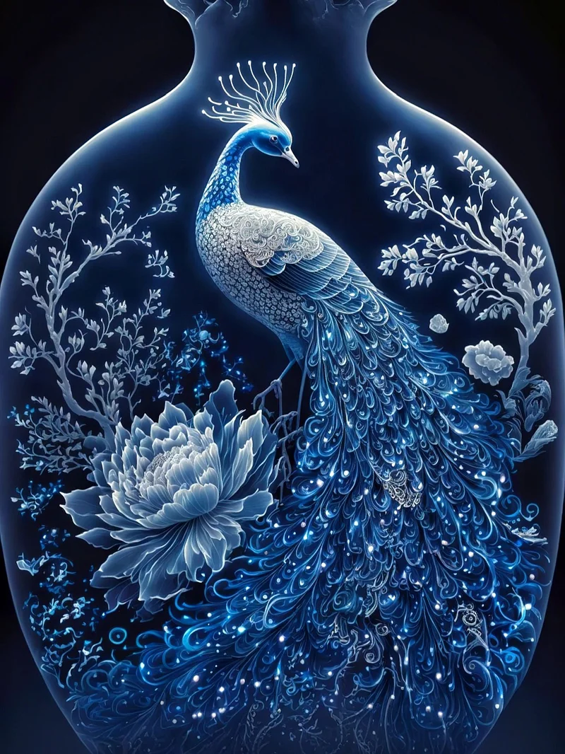 Peacock Diamond Painting  Full Drill – Diamondpaintingpro