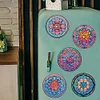 12PCS Diamond Painting Magnets Refrigerator for Adult Kid Beginners (Mandala)
