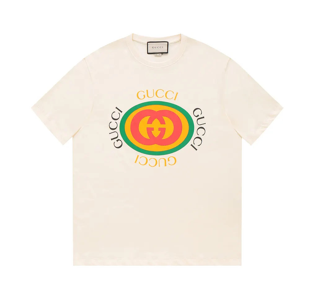 Retro Logo Print T-Shirt - Front View