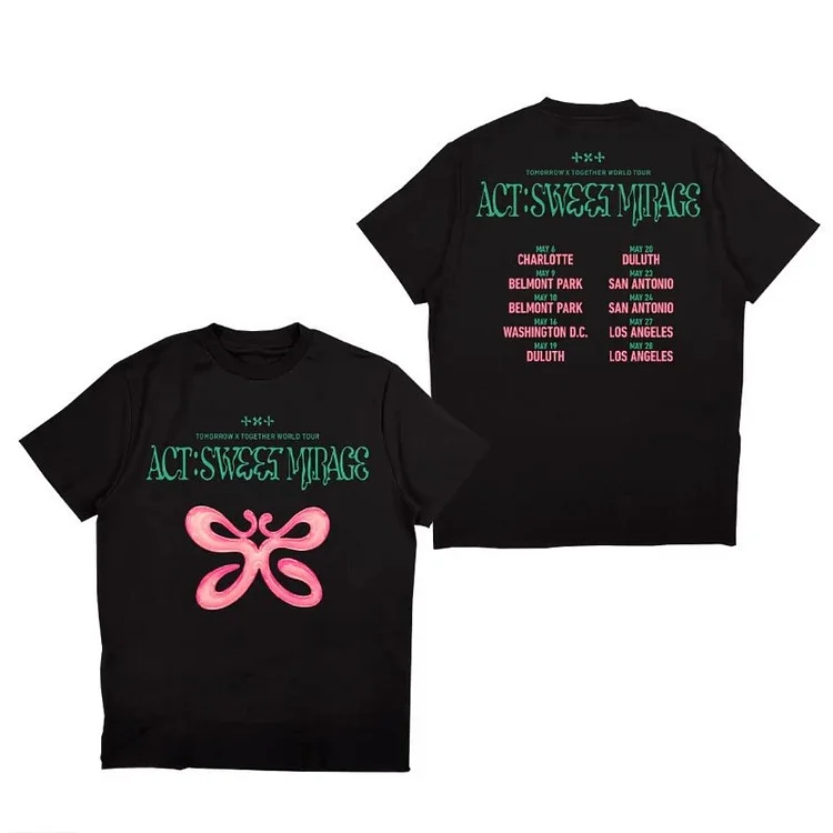 TXT World Tour ACT : SWEET MIRAGE US Tour T-shirt Ver.1