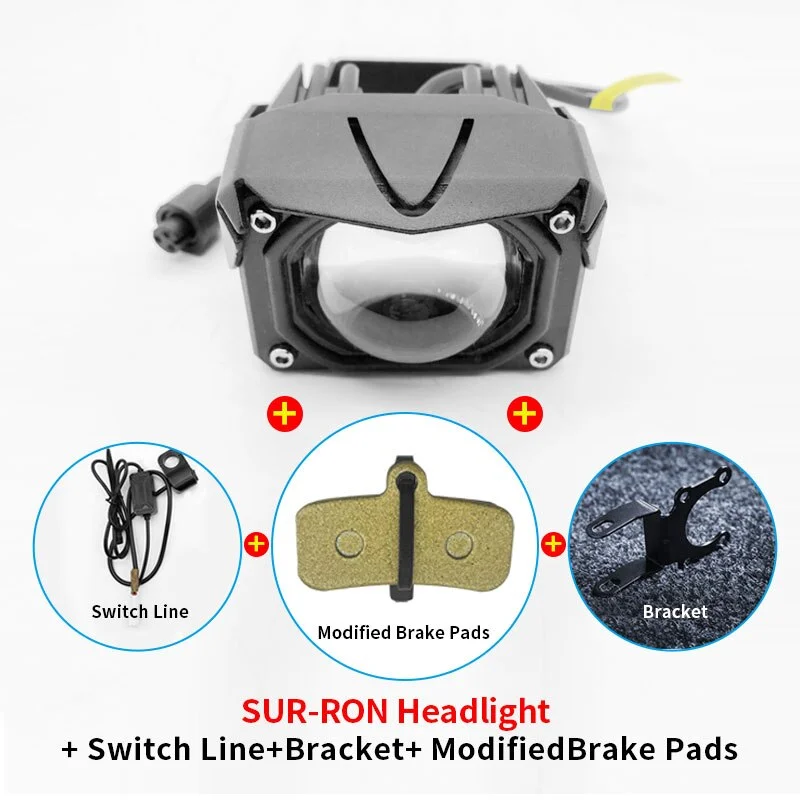For Surron Headlight with Bracket Motorcycle Light Bee X Original Accessories Dirtbike Motorcycles Off-road SUR-RON
