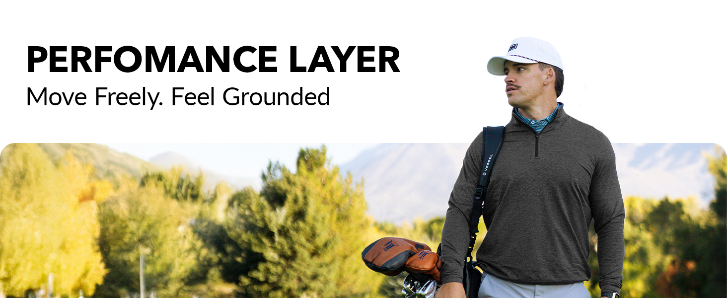 zire q-zip pullover, golf quarter zip men, breathable performance q-zip, 