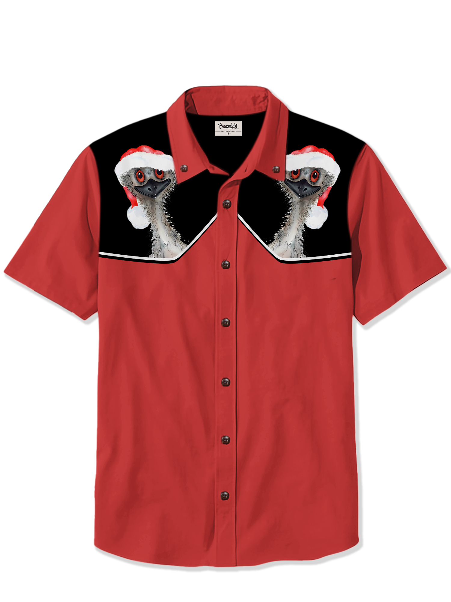 Christmas Ostrich - 100% Cotton Shirt