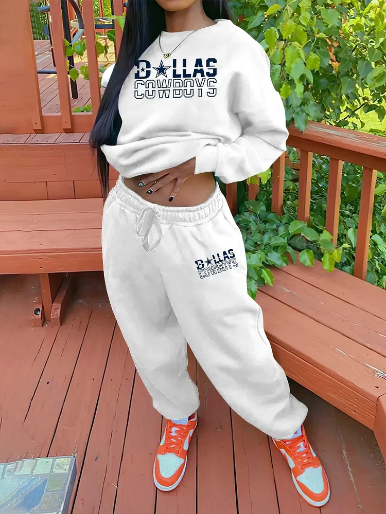 Dallas Cowboys Sportswear Crewneck Sweatshirt Suit