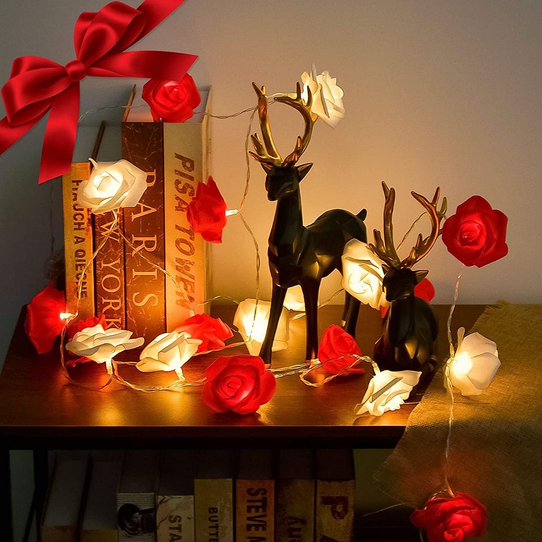 💖Valentine's Day Sale-45% off💖Rose String Lights 20 LEDs 10 Feets