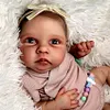 [New Series]20" Real Looking Lifelike Eyes Opend Weighted Reborn Baby Girl Doll Althea Set with Clothes and Bottle - RBBI-Myrebornbabydoll&reg; Myrebornbabydoll&reg;