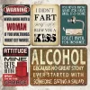 5pcs - Warning - Vintage Metal Signs(12*16Inch)