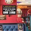 If Something Here Offends You - Vintage Metal Signs - 20*30cm/30*40cm - Warning