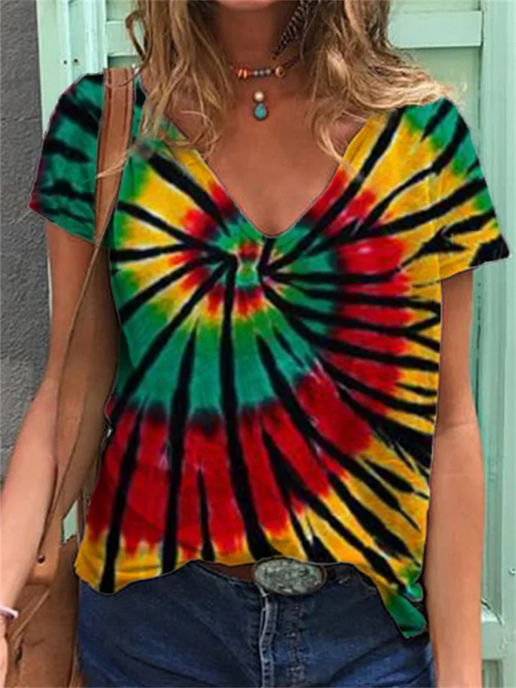 Black Pride Inspired Tie Dye T Shirt