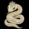DIY Pearl Painting Snake for Home Wall Decor with Frame(30x30cm)