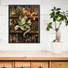 Books And Dragons-11CT Stamped Cross Stitch 40*50cm/15.75*19.69in tapestrymarket