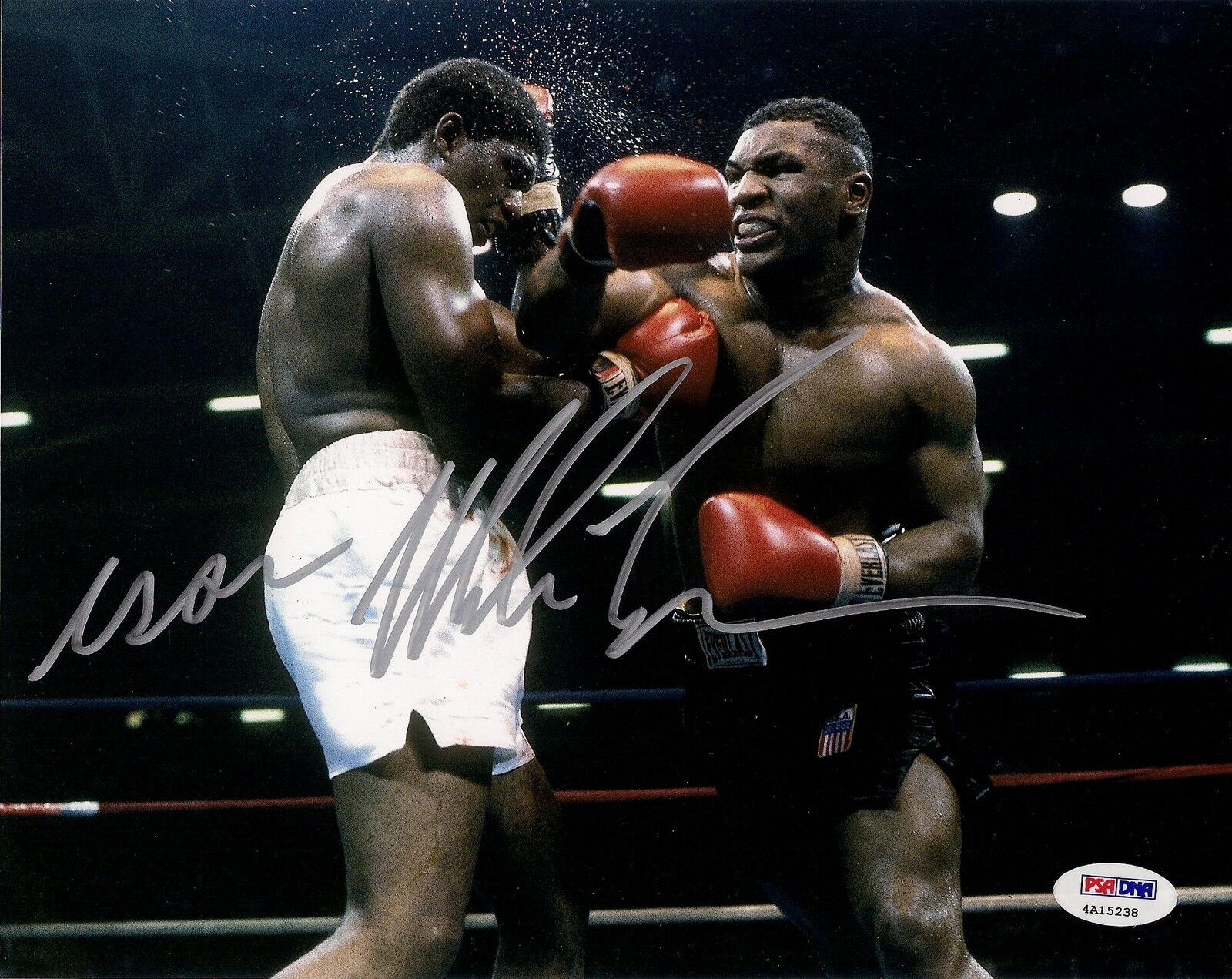 Iron Mike Tyson Signed 8x10 Photo Poster painting PSA/DNA COA RARE Insc Autograph Auto'd Picture