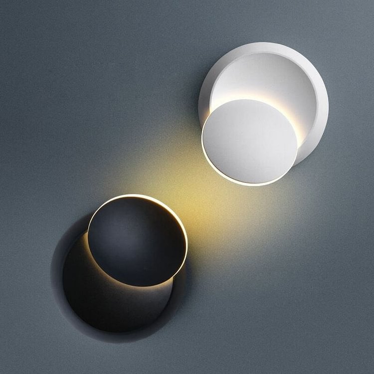 Modern LED 360° Rotation Crescent Wall Lamp - Appledas