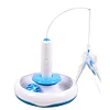 Nice Quality Pet Cat Electric Toy Automatic Interactive Funny Game Stick Feather Tumbler Toys 360 Degree Rotation Cat Supplies