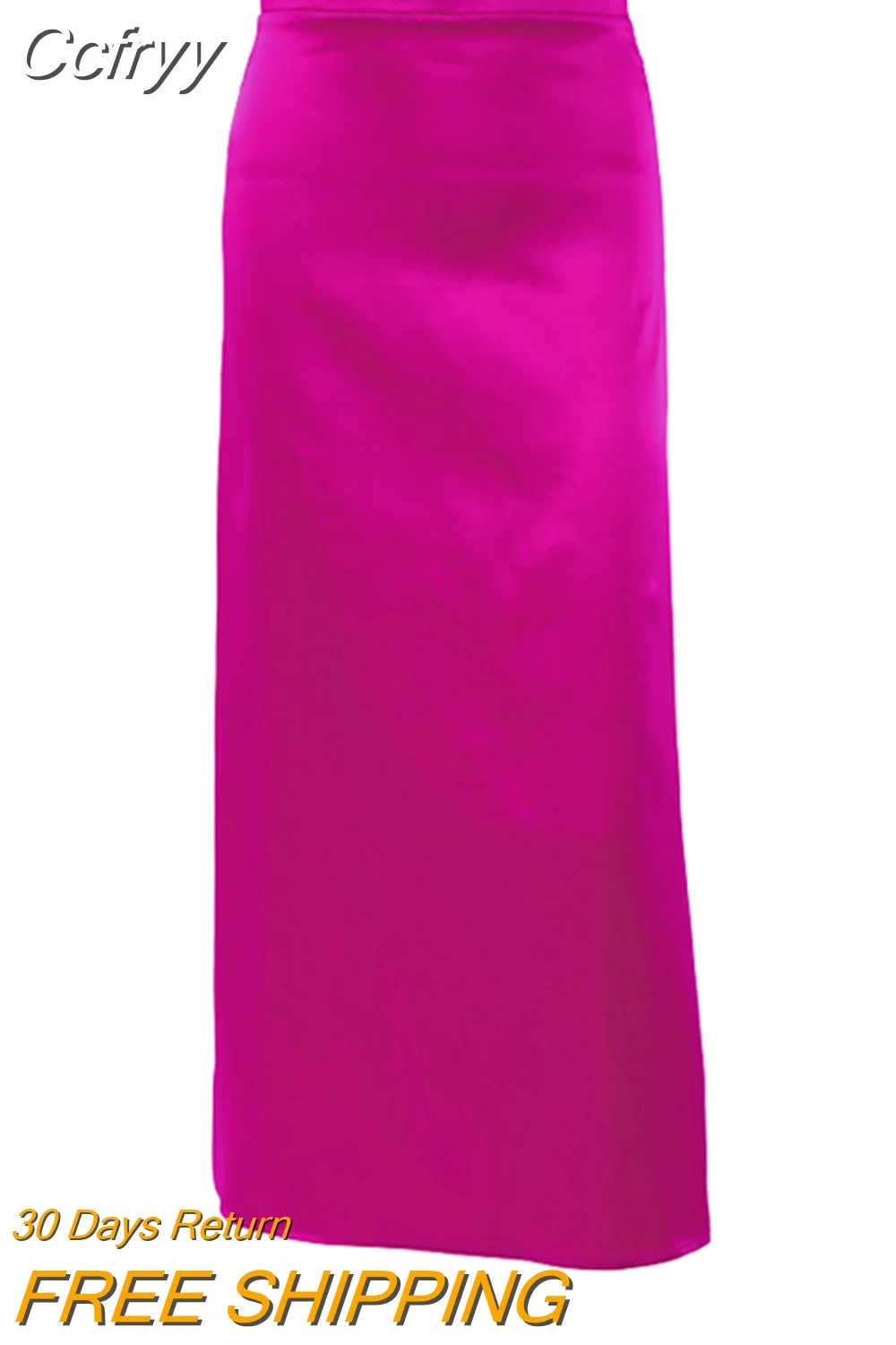 Huibahe Party Club Ladies Satin Skirts High Waist Women Pink Skirt Spring Summer 2023 A-Line Long Skirt Female High Street