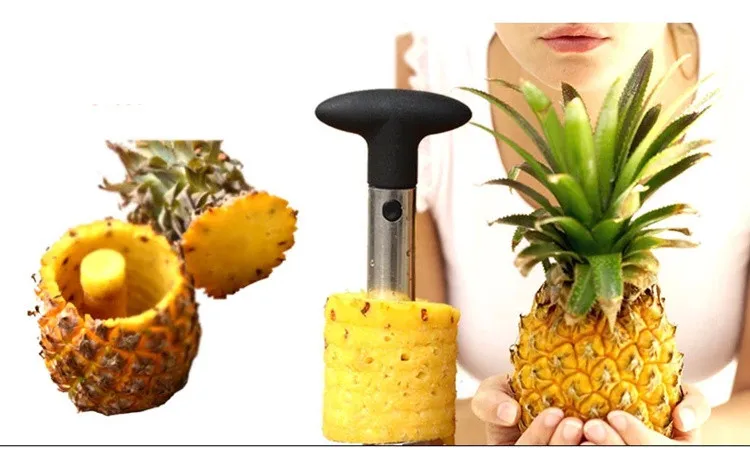 Likron Watches Premium Stainless Steel Pineapple Slicer Corer Effortless Kitchen Tool for Fresh Fruit Preparation