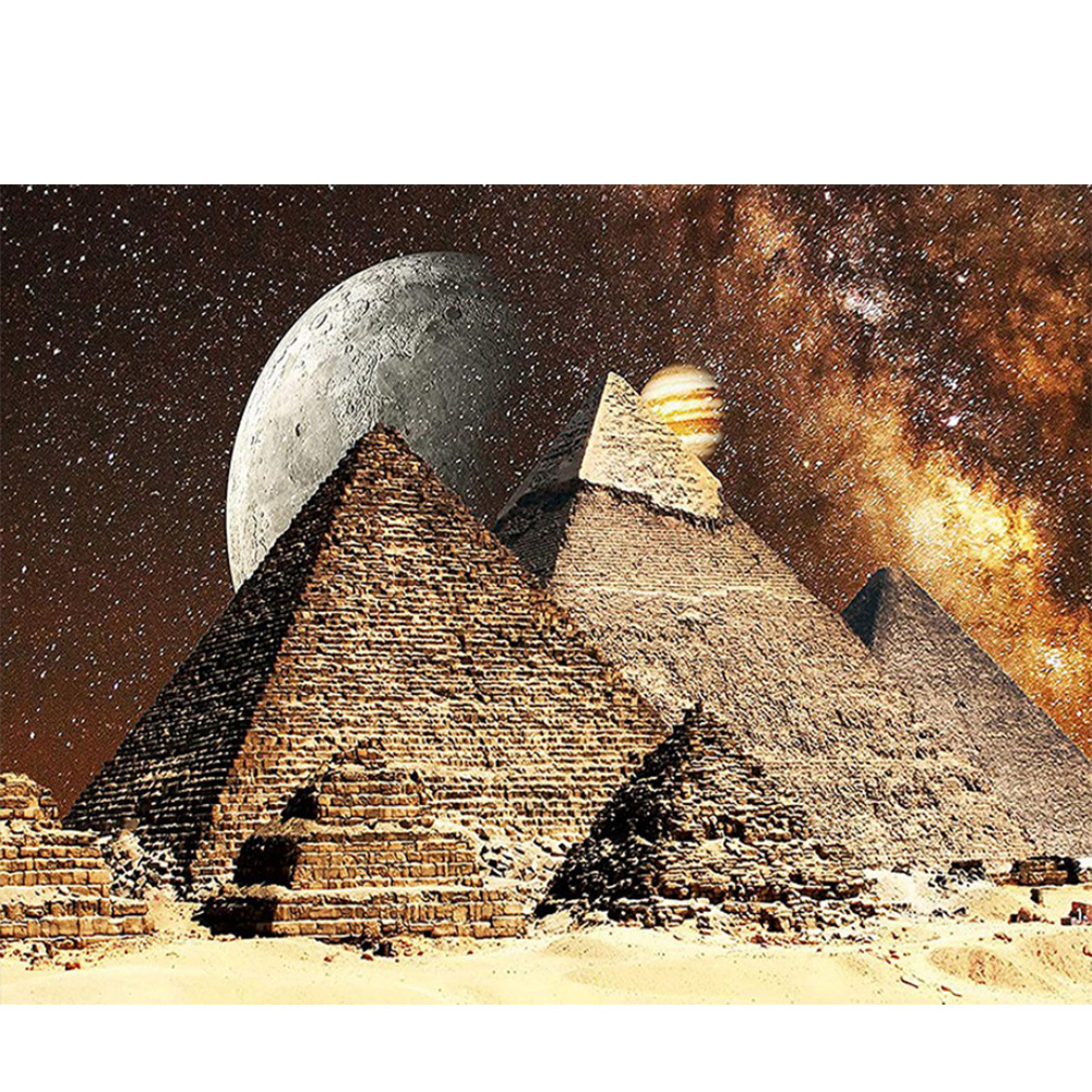 

Pyramid - Round Drill Diamond Painting - 40*30CM, 501 Original