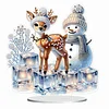 Diamond Painting Acrylic Snowman Desktop Ornaments Kit