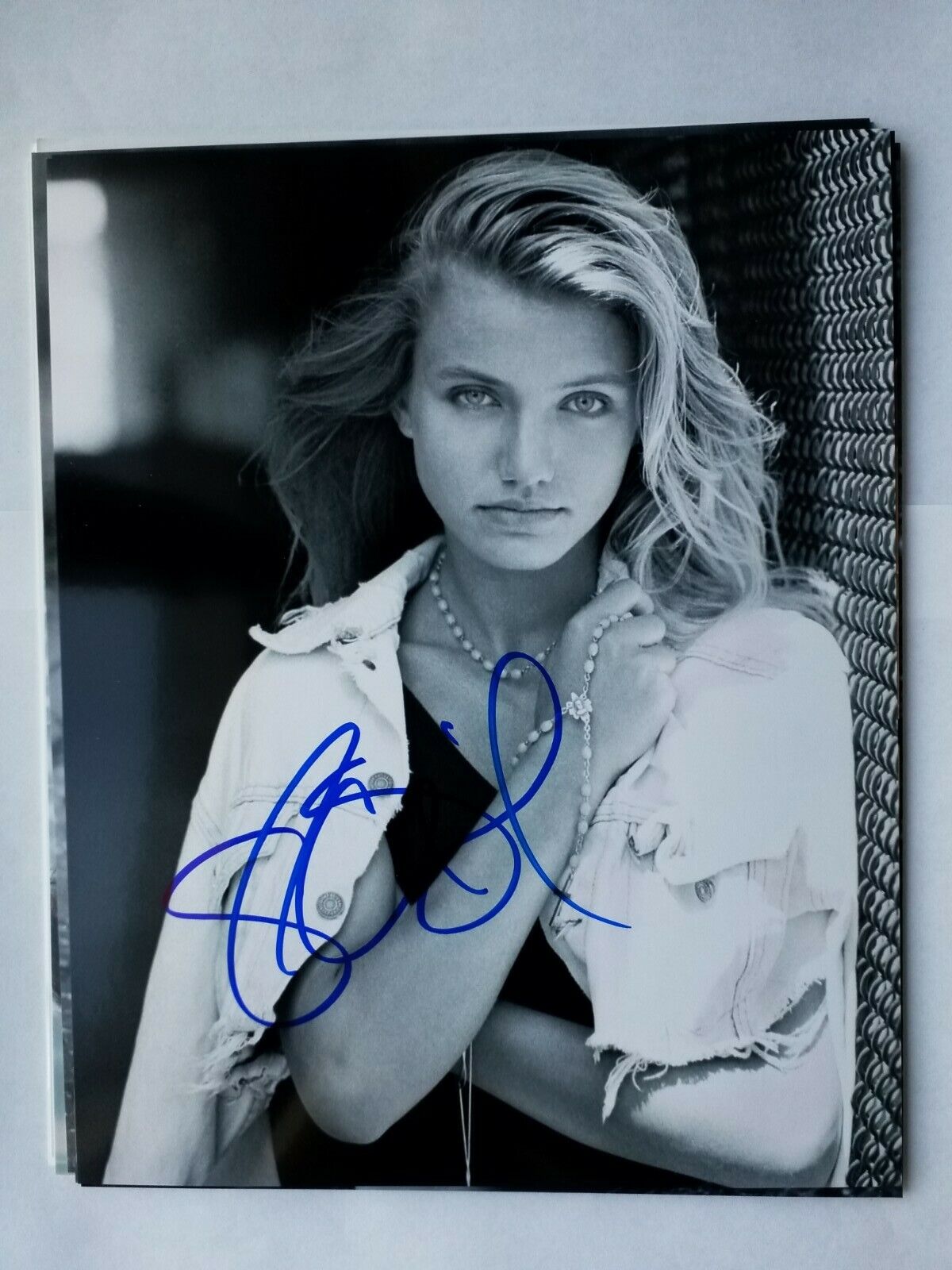 Autographed Cameron Diaz Authentic Signed 8 x 10 Photo Poster painting Really Nice