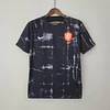 2022 Netherlands Training Wear Black Soccer Shirt love fball