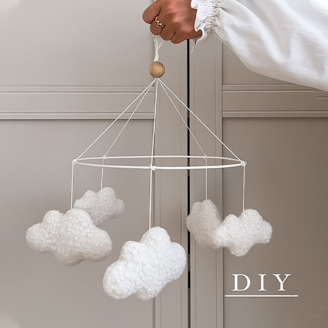 DIY Cloud Decoration Template - With Instructions