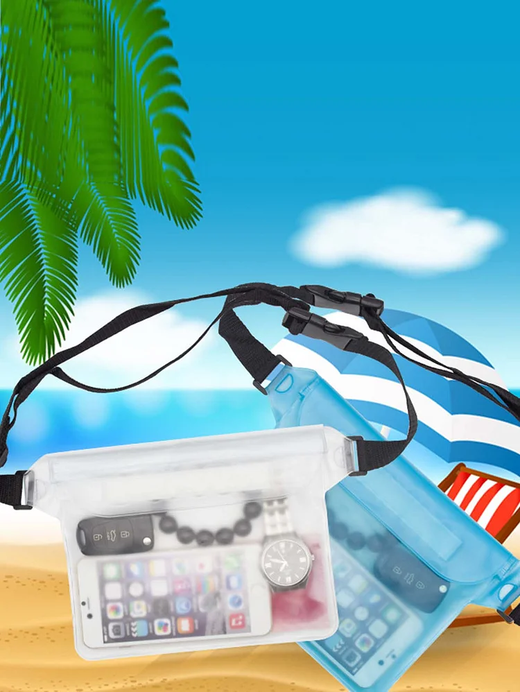 Vacation Stylish Waterproof PVC Waist Bag