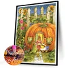 Diamond Painting-DIY Full Round Drill  The Pumpkin House